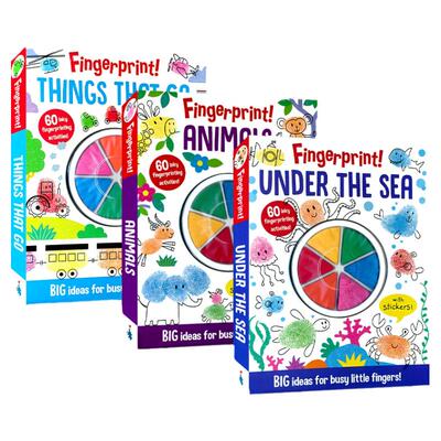 创意指纹活动书艺术创作