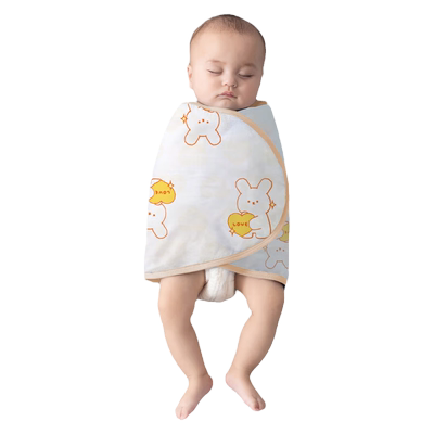 婴奢宝0-1岁纯棉防惊跳睡袋护肚