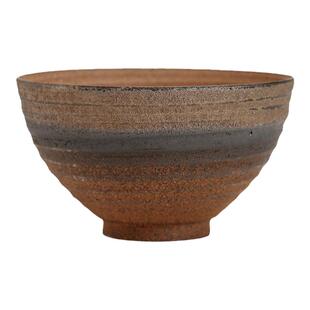 鎏金粗陶品茗杯｜复古手工中式古早烧铁釉小茶杯茶盏陶瓷功夫茶具