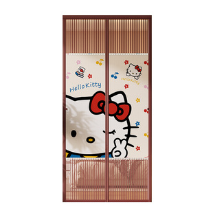 防蚊门帘2026春夏新款高档金刚纱网免打孔卧室门家用遮挡隔断帘子