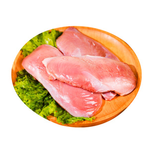 冷冻去皮鸭胸肉可代替猪肉烤串生鲜新鲜纯瘦肉烧烤鸭肉鸭脯肉