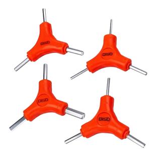 Y型三叉内六角扳手高碳钢公制橙色多功能维修工具