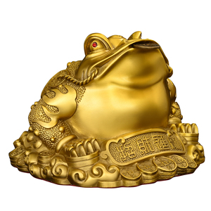 开业铜金蟾摆件蟾蜍三足三脚金蝉