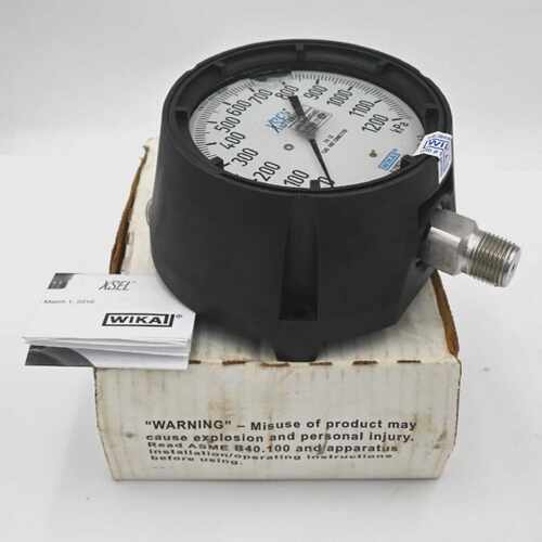 WIKA 233.34.4 GLYCERINE OIL 99.7% PRESSURE GAUGE 0-1200KPA E