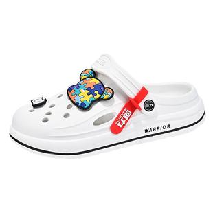 回力洞洞鞋男款夏季外穿防滑耐磨踩屎感包头拖鞋两用开车沙滩凉鞋