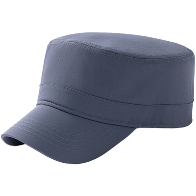 后封口全封闭男帽子男款平顶帽夏