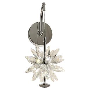 法式水晶壁灯客厅背景墙装饰灯具卧室墙壁挂灯创意花朵氛围灯走廊