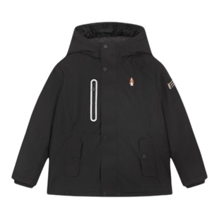 暇步士童装儿童三防棉服25冬新品男童户外棉服厚外套女童保暖棉袄