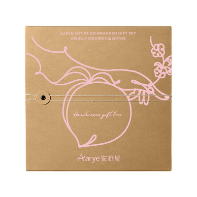 艺术家联名白桃礼盒！清甜花果香