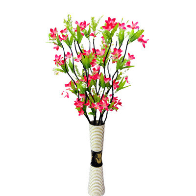 叶脉干花客厅落地花假花