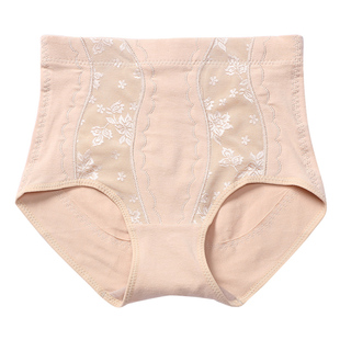 女士中腰收腹裤提臀束缚产后收腹内裤收复束腰塑身裤大码三角裤头