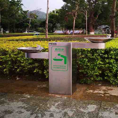 户外直饮水台 304不锈钢公共室外饮水器学校公园景区小区直饮水台