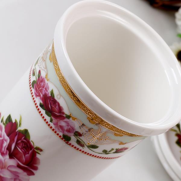 陶瓷筷子筒筷子盒筷子篓沥水筷子笼架 厨房筷筒子筷架家用收纳桶