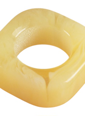 方型白花蜜蜡跑环圈金刚星月菩提配饰佛珠文玩卡子戒指环吊坠配件