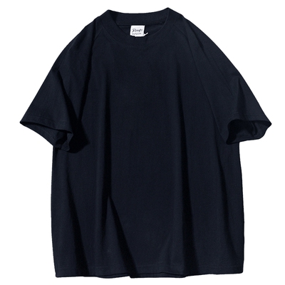 美式350g重磅纯棉短袖t恤插肩袖