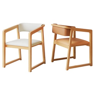 餐椅家用客厅茶椅轻奢高级感软包主人椅餐厅凳子2025新款餐桌椅子