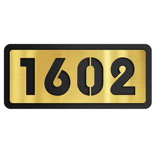 不锈钢门牌号码牌家用入户牌子小区单元大门高级感房间墙贴公司写字楼商用轻奢创意金属磁吸标识自粘门号房号