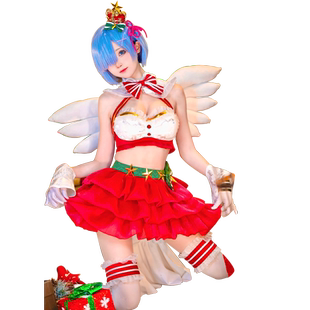 【漫囧】从零开始的异世界生活 蕾姆 圣诞 cos  cosplay服装 现货