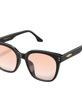 帕森太阳镜女偏光日落色美妆镜片