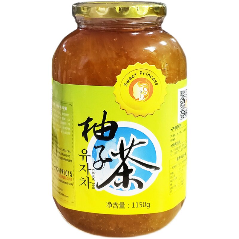 韩国风味香妃柚子红枣桂花茶酱