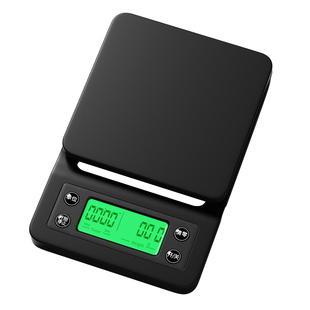 手冲咖啡电子秤专用计时厨房秤烘焙称克重精准重量防水称重精度