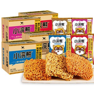 小浣熊干脆面整箱装80后怀旧版方便面细麻辣香辣蟹组合统一零食品
