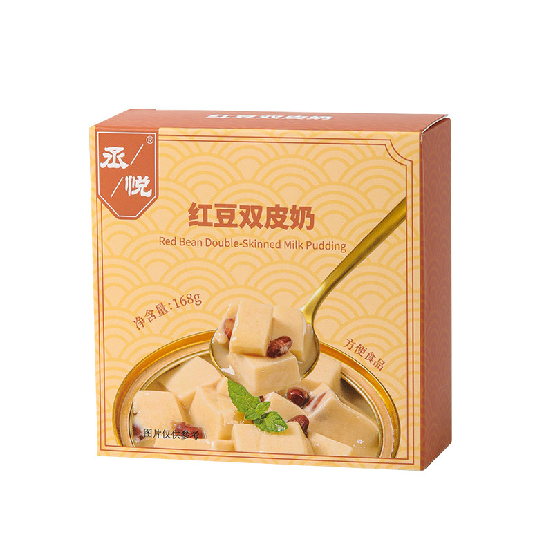 港式红豆双皮奶开盖即食碗装盒装速食粥