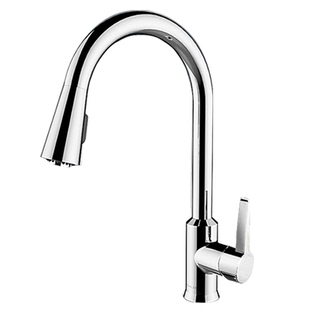 科勒厨房龙头水槽厨盆水龙头抽拉式菜盆黑色洗碗池厨盆冷热21366T