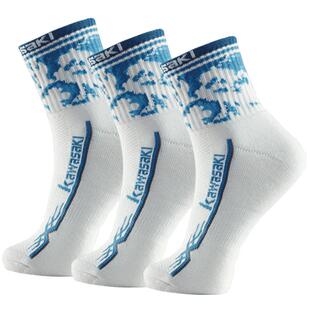 kawasaki川崎羽毛球袜男款中性袜四季透气抗菌专业透气跑步运动袜