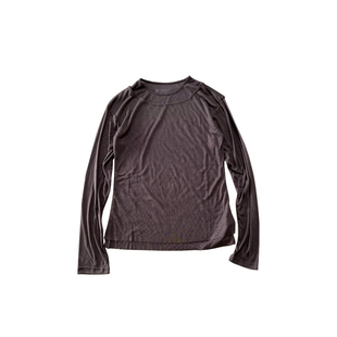 SS26 YOUNGYTKING Nofaith可可棕轻薄天丝打底基础长袖男女