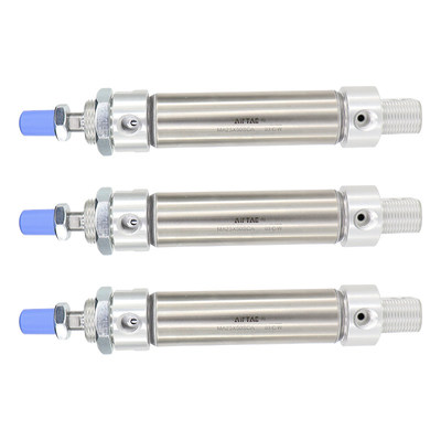 亚德客迷你气缸不锈钢小型气动MA16/20/25X50X75X100X150SCA/U/CM