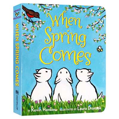 当春天来临英文原版进口