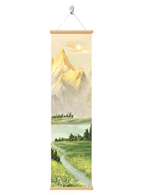 日照金山玄关装饰画现代简约挂画