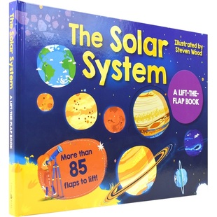 英国原版进口 Lift-the-Flap The Solar System 太阳系 儿童立体书早教书英语翻翻书科普知识 英语绘本故事书 英文原版进口图书