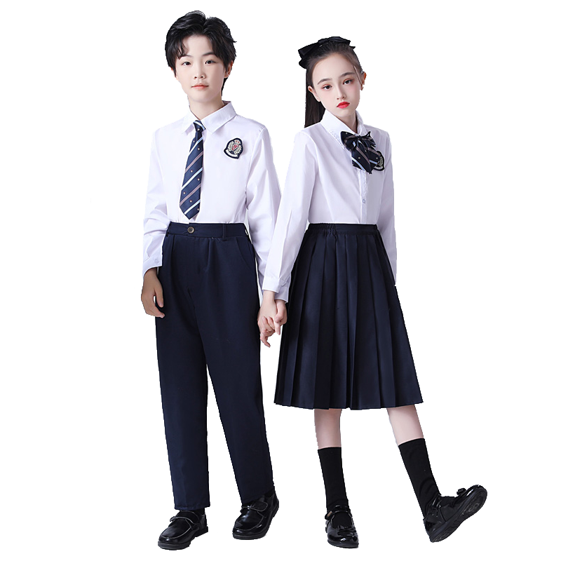 新款纯棉学生合唱朗诵服装