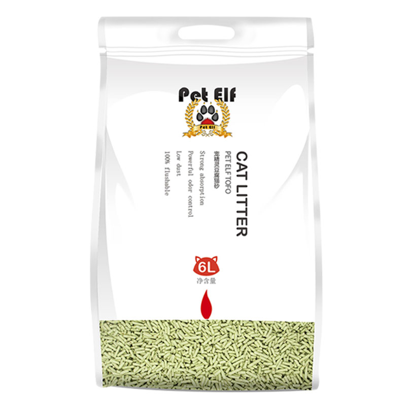 除臭绿茶细颗粒猫砂玉米