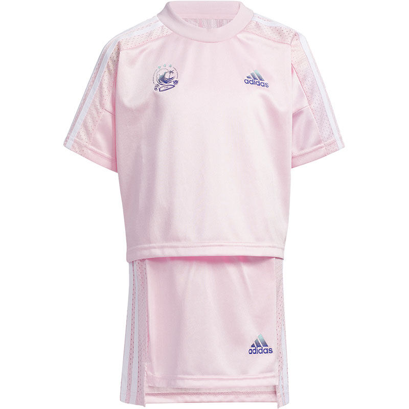 Adidas/阿迪达斯正品新款女童夏季裙子透气运动套装 GP0426