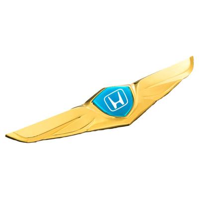 适用于本田mnv改装金属车头盖汽车订制个性立体贴思域车标装饰品