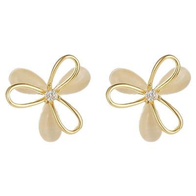 秋冬耳钉女2024新款纯银小巧