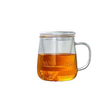 金镶玉玻璃泡茶杯茶水分离杯子带过滤内胆茶道杯办公室家用水杯