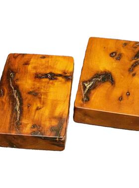 天然雷击雷焦枣木雷击木无事牌项链吊坠46牌原木道家木质挂件