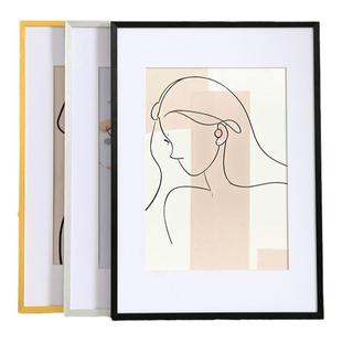 维佳框业定制铝合金相框挂墙电梯广告框定制尺寸海报拼图画框装裱