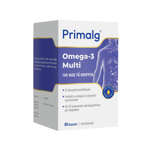 【2瓶】挪威Primalg多维深海鱼油Omega3复合元素铁锌镁B族维生素