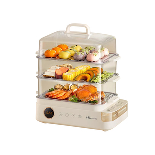 小熊电蒸锅家用智能预约多功能蒸煮一体锅全自动大容量电蒸箱