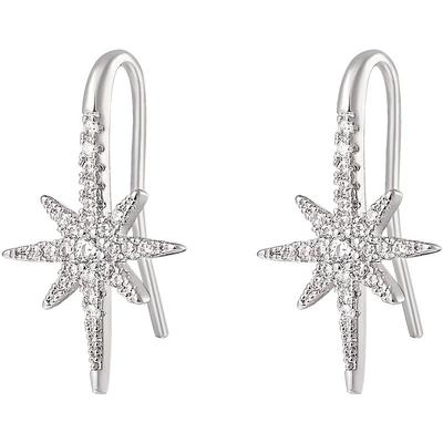 八芒星耳环简约气质星星