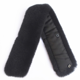 整皮獭兔毛领子男女保暖小立领通用皮衣真毛毛领内领通用毛领单卖