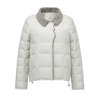 超好看小香新款羽绒服女短款轻薄翻领白鸭绒防风小个子女生外套潮