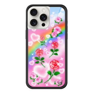 Wildflower天堂玫瑰手机壳Heavenly Roses适用苹果iPhone15/14/Pro/Max硬壳全包保护套硅胶防摔欧美时尚wf