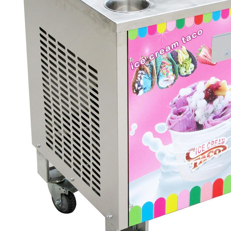 冰激凌机 圆盘炒冰机 炒酸奶机炒雪糕机炒奶果机器夜市圆盘炒冰机