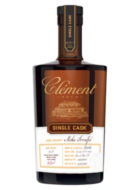 克莱蒙（Clement）【原瓶进口】马提尼克农业朗姆酒洋酒单桶摩卡